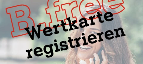 Wertkarten-Registrierung