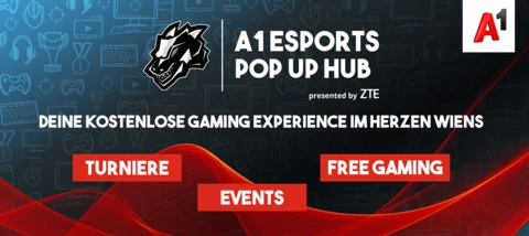 Ab 19.11.: A1 eSports Pop Up Hub in Wien Mitte