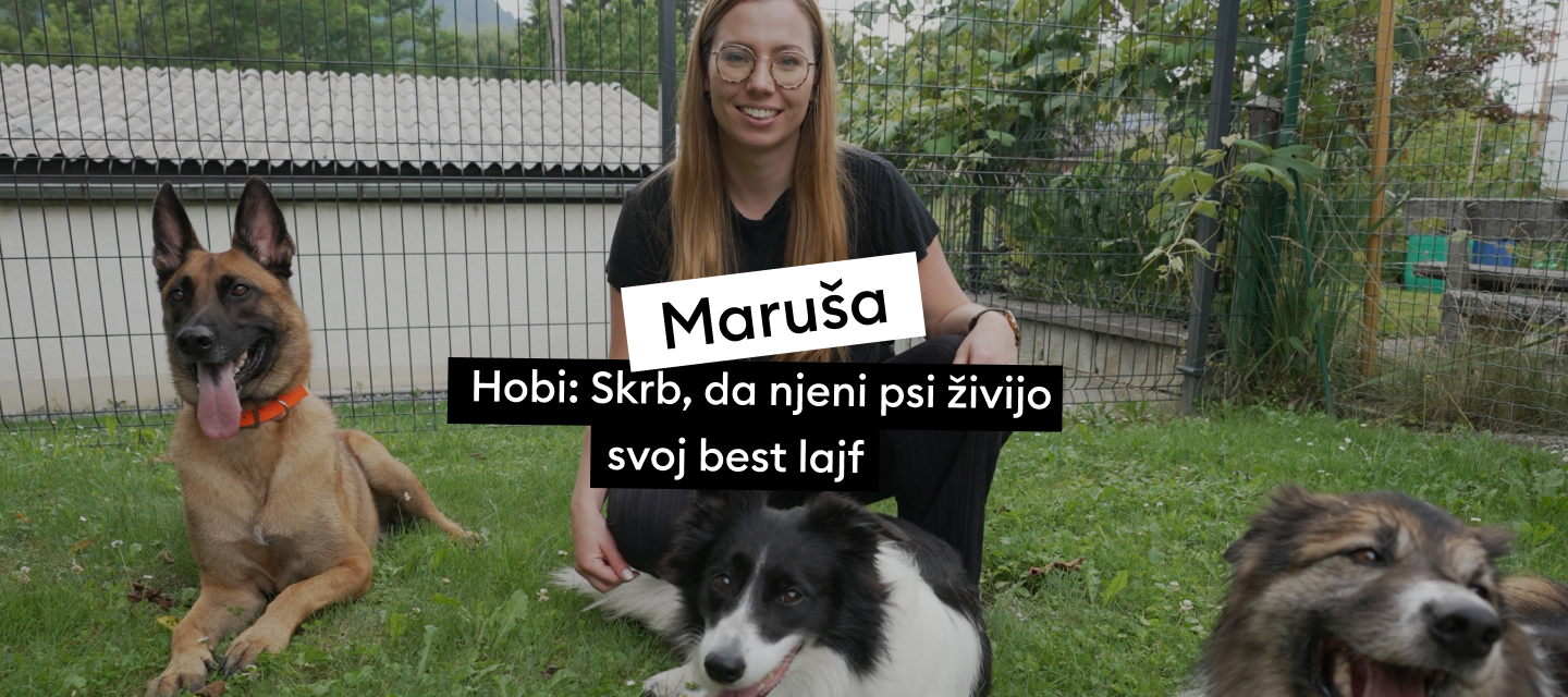 Spoznaj re:dojevko Marušo in njen hobi: Skrb, da njeni 3 kužki živijo najboljši lajf!