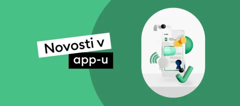 Nov večji app update | Biometrika, omejitev porabe dobroimetja, pregled ugodnosti in več ...