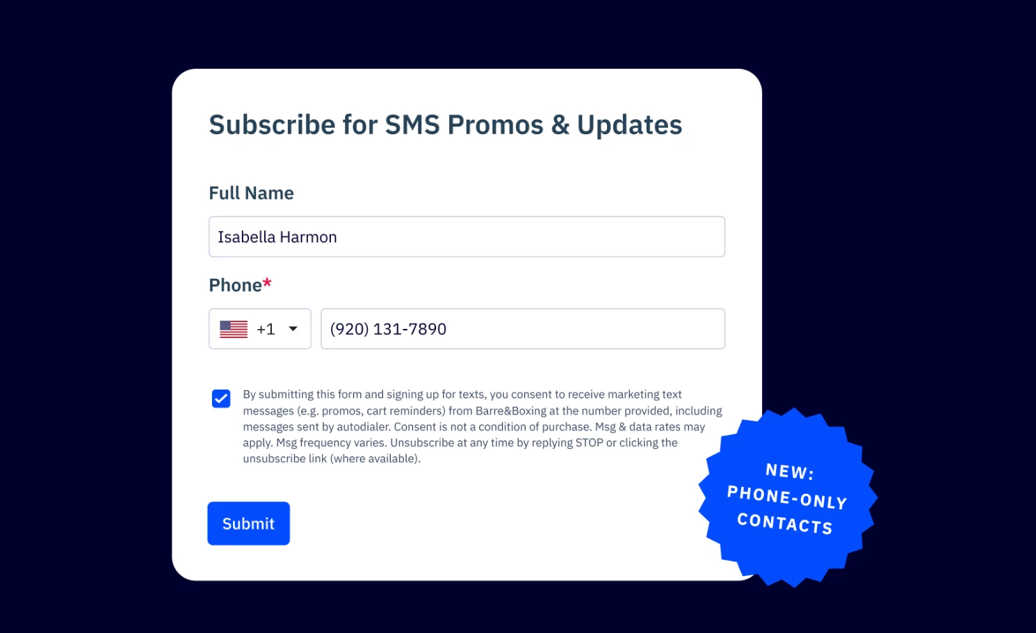 Phone-Only Contacts for Mobile-first Engagement (July 15, 2025 )