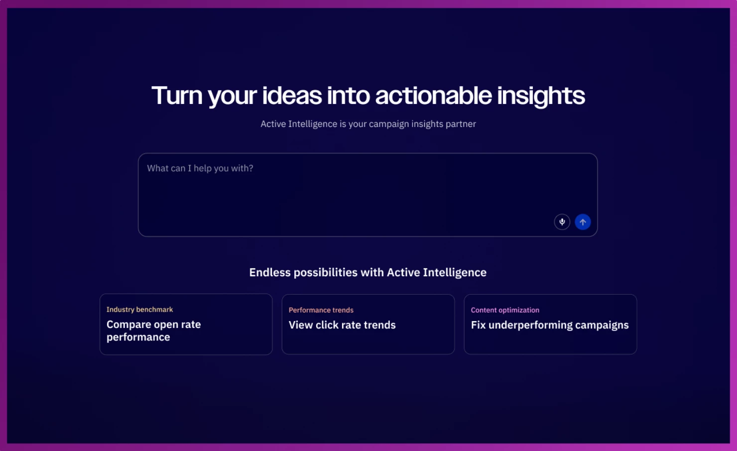Introducing Active Intelligence: Insights (Beta) (June 27, 2025)
