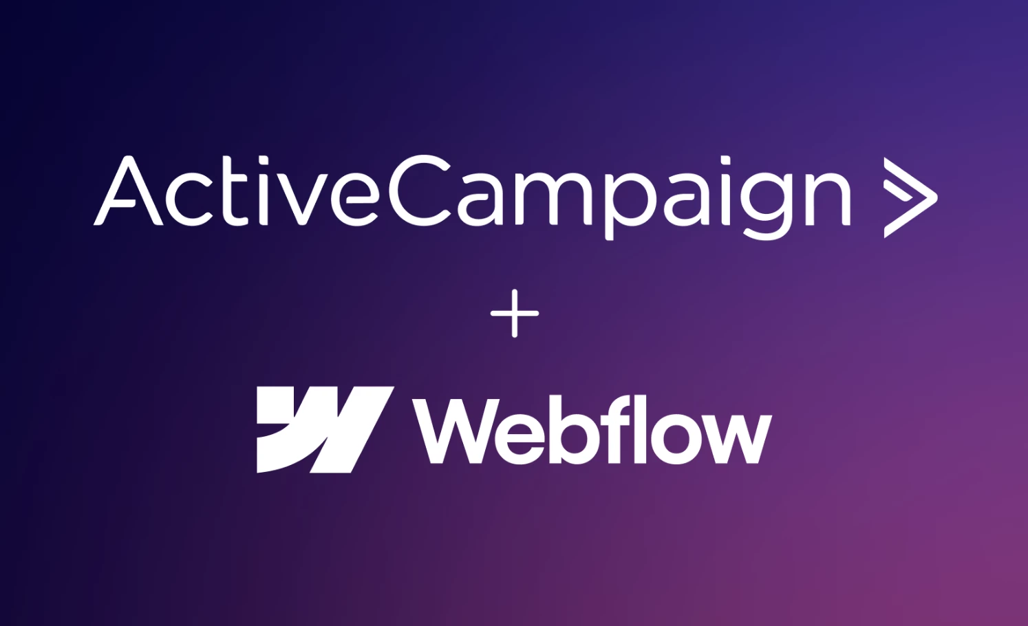 New: ActiveCampaign + Webflow integration (September 16, 2025)