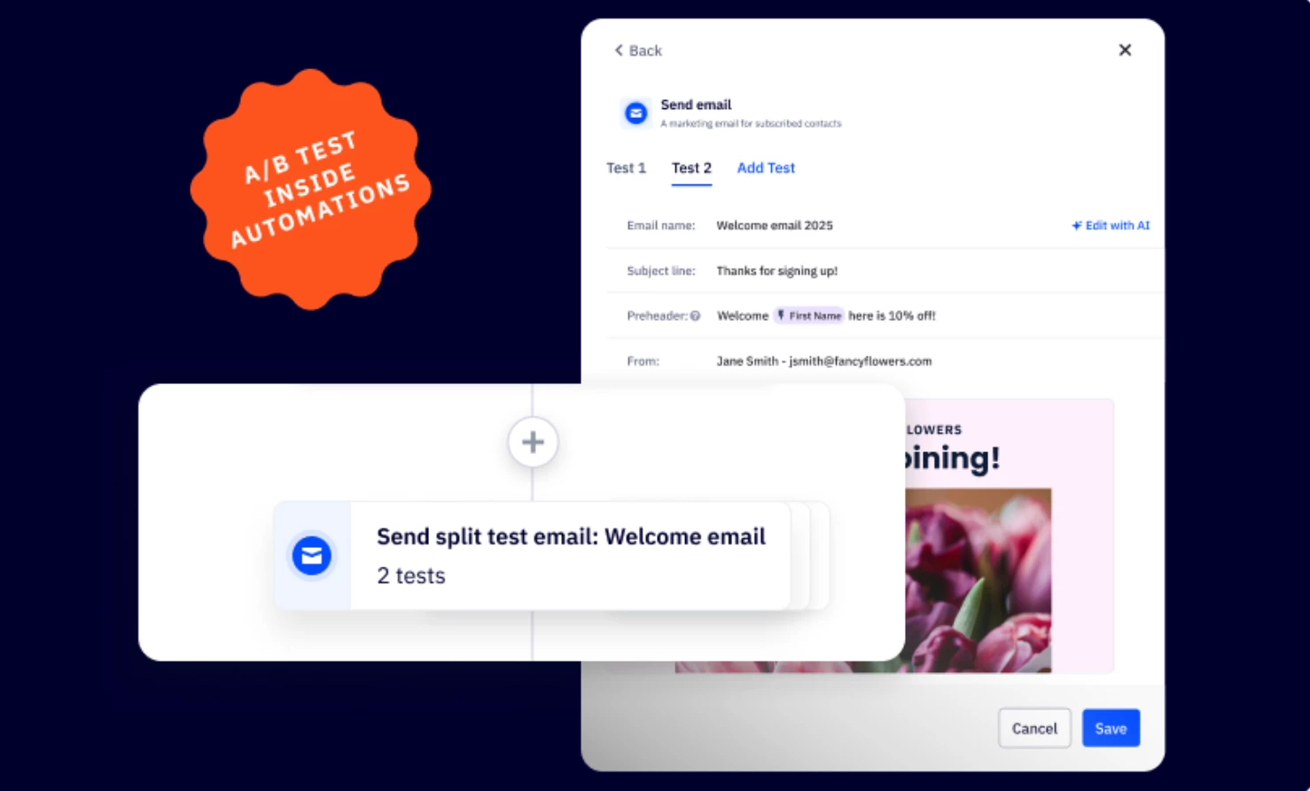 Split Testing with AI in Automations (May 15, 2025)