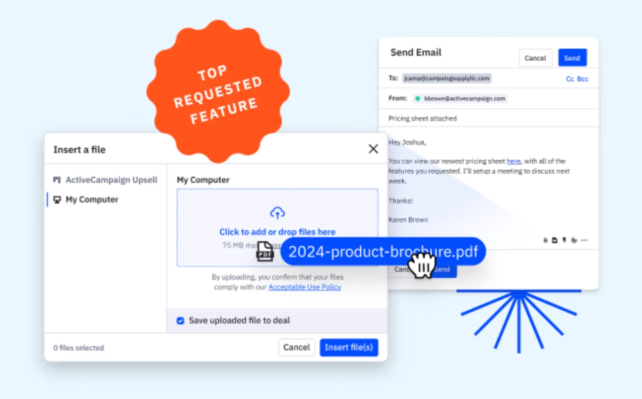 Attach Files on Direct 1:1 Emails (June 11, 2024)