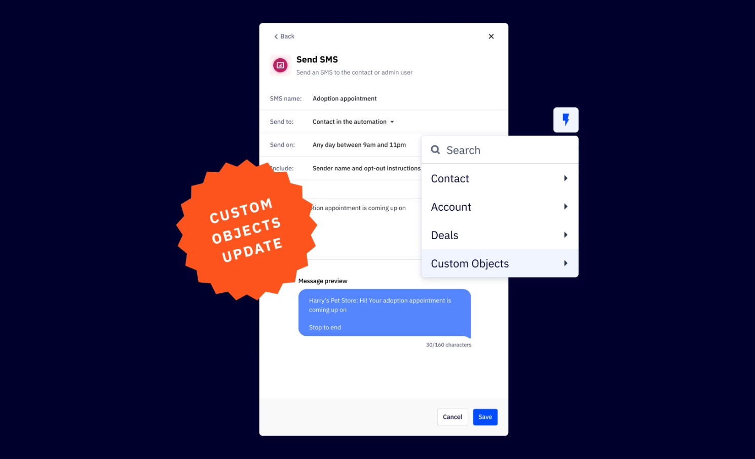 Update: Custom Objects Personalization in Automations (January 13, 2025)