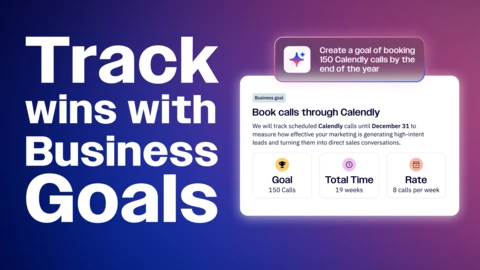 Set Goals and Track your success with "Business Goals"