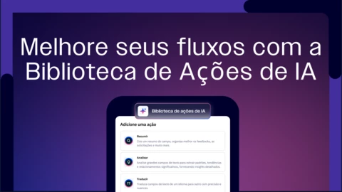 Automatize seus fluxos com a Biblioteca de Ações de IA
