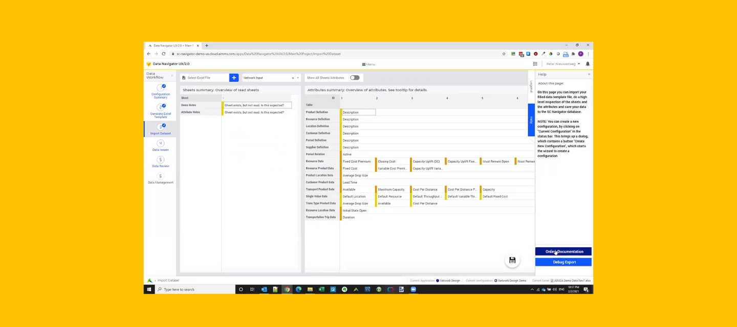 New UX Now Available in Data Navigator | AIMMS Community