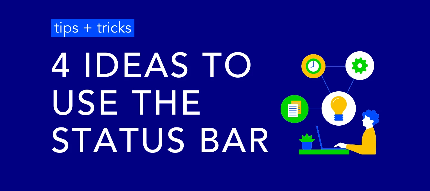 Have you been using Status Bar? | AIMMS Community