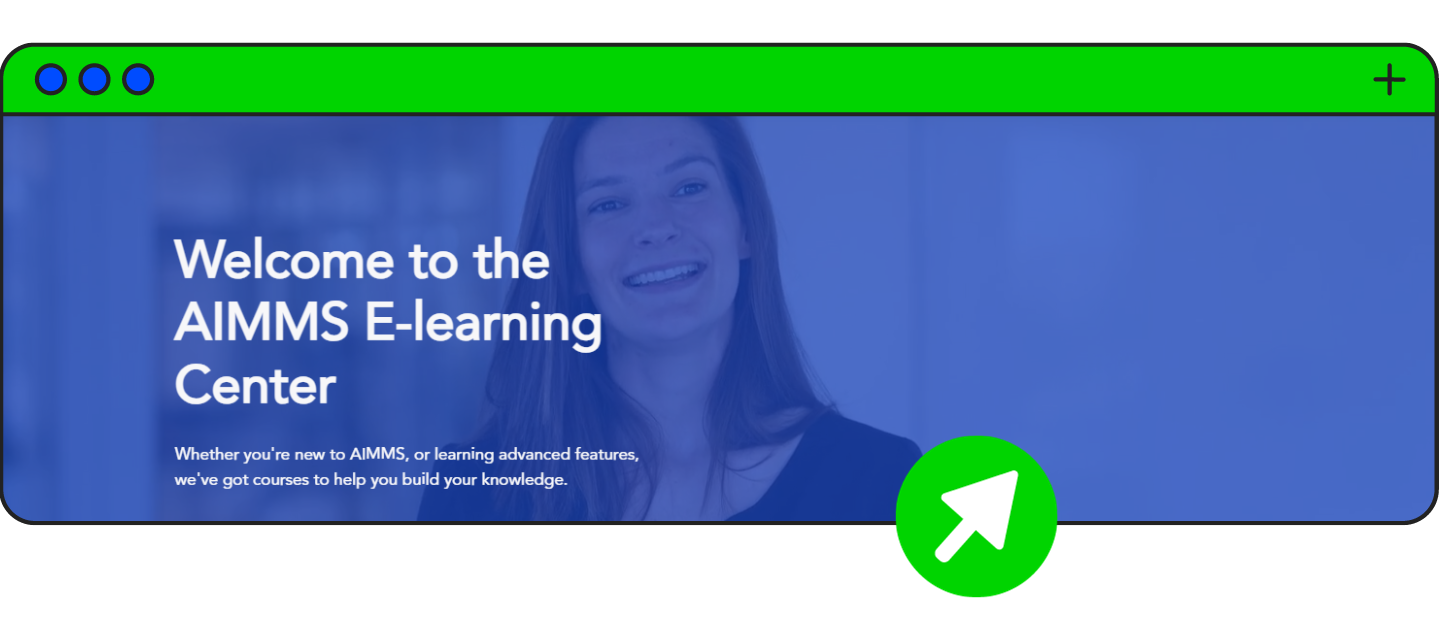 Introducing the AIMMS E-learning Center