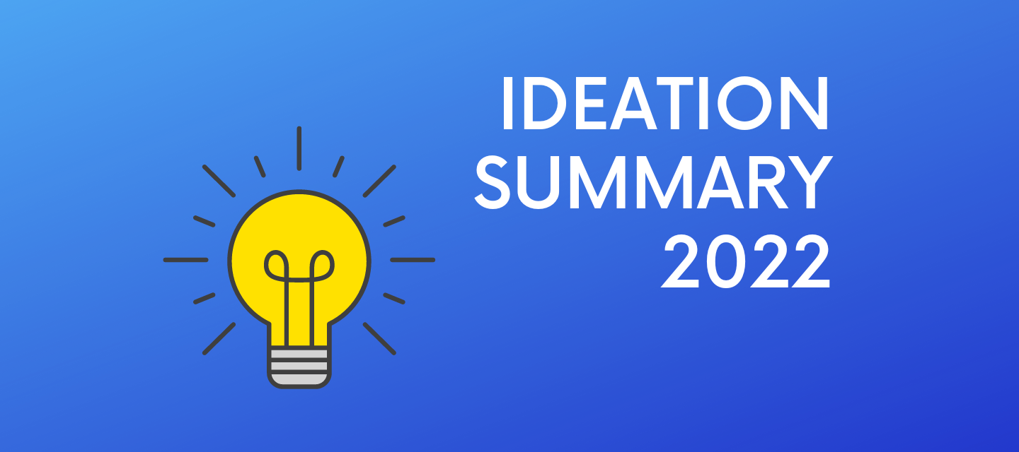 Community Ideation Summary 2022