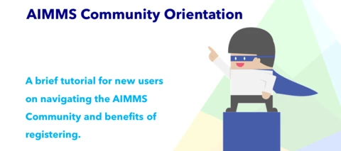 AIMMS Community Orientation (video)