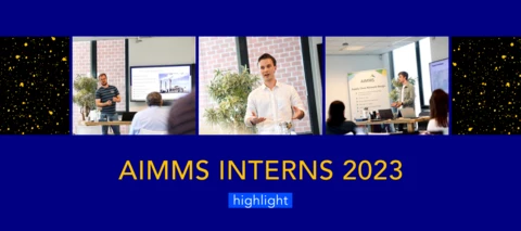 Meet AIMMS Interns 2023 Meet AIMMS Interns 2023
