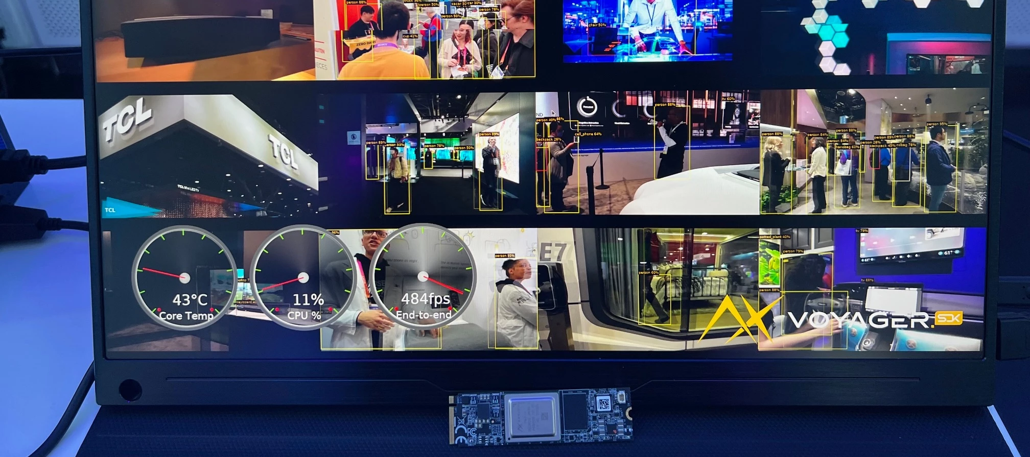 AI inferencing across multiple video streams using YOLO26