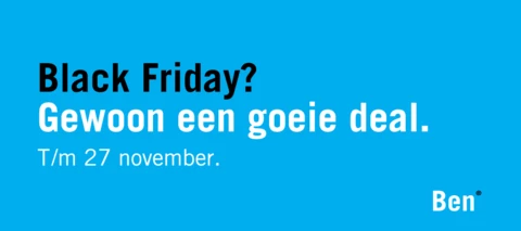 Black Friday? Gewoon een goeie deal!