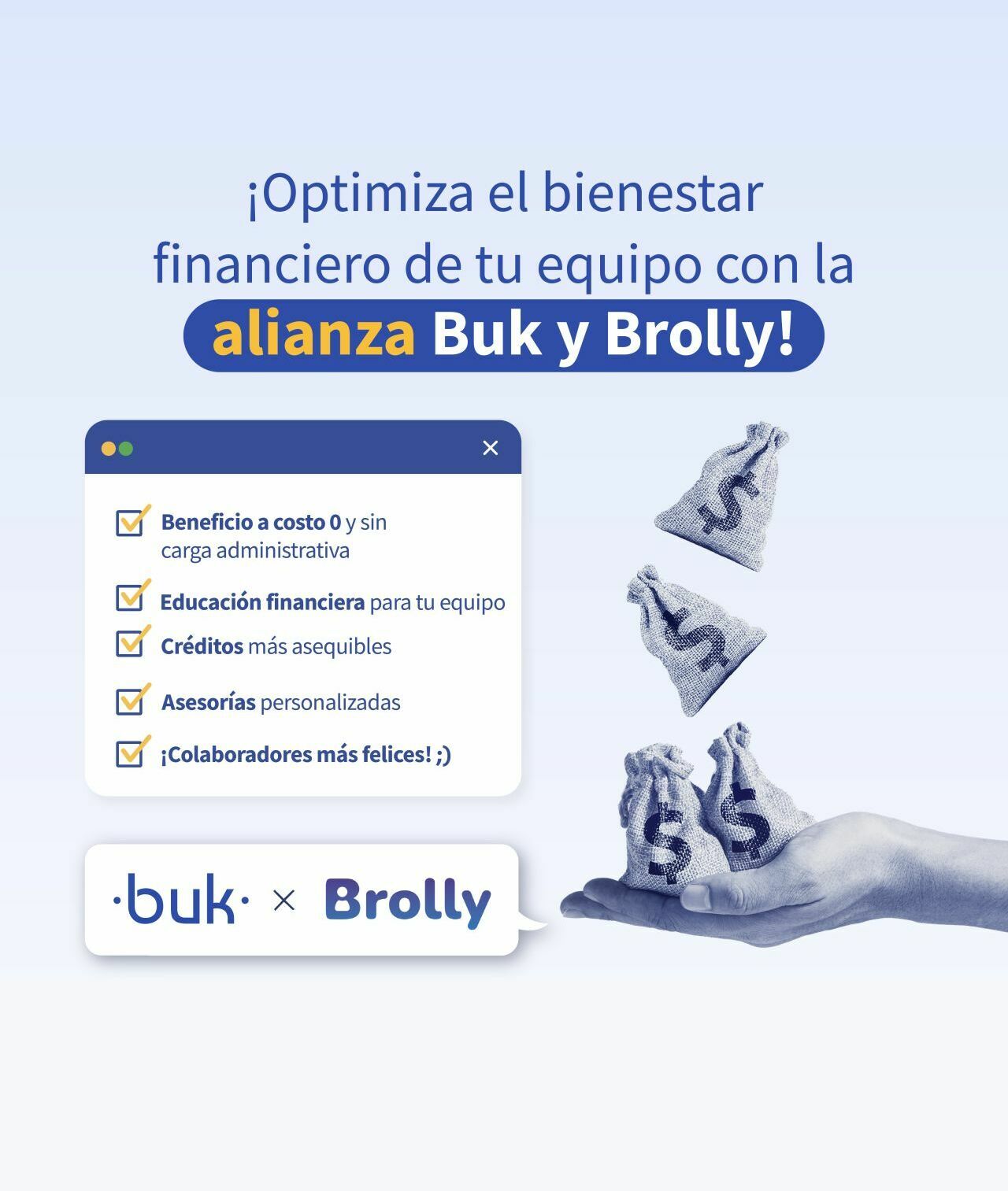 ¡Buk + Brolly: La alianza que te ayuda en tus finanzas! 💸✨