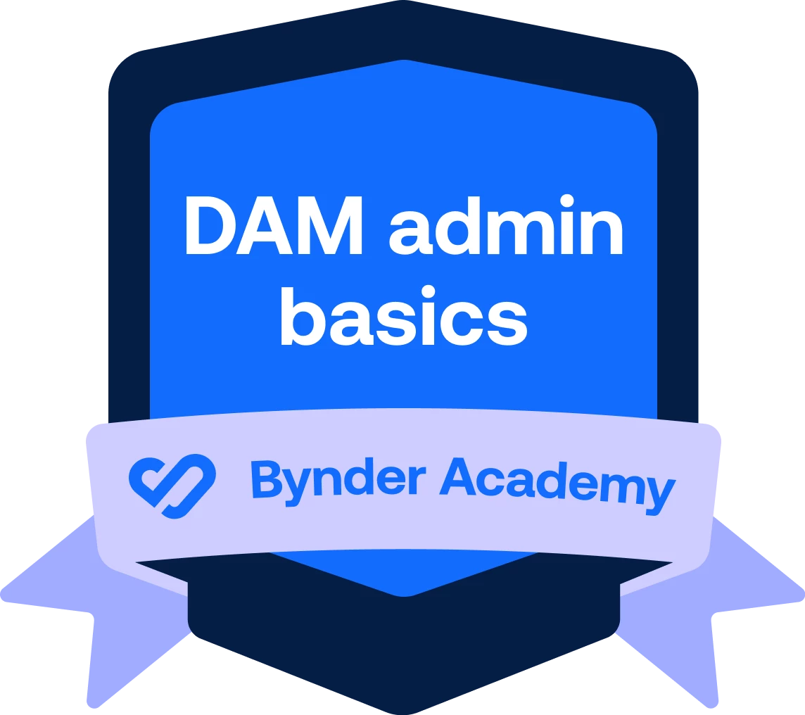 DAM Admin Basics Certified