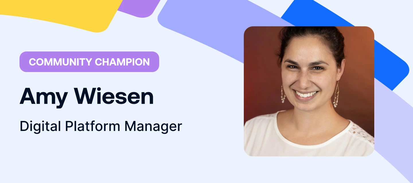 Click to meet @AmyW, our Champion of the month!