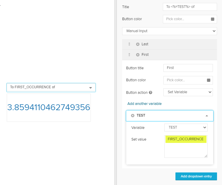 Throughput Time with variable