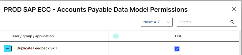 Data Model Permissions