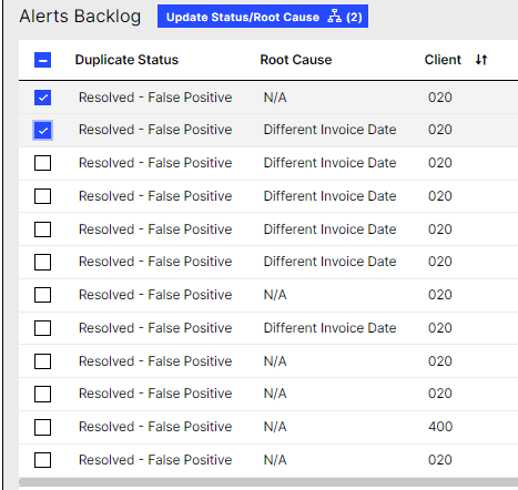 Multiple Entry Selection