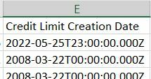 Date format output in CSV