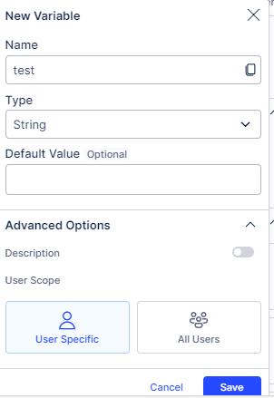 View Variable