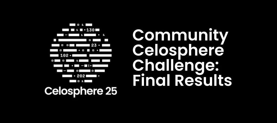 The Celosphere Community Challenge Results Are In! 🎉