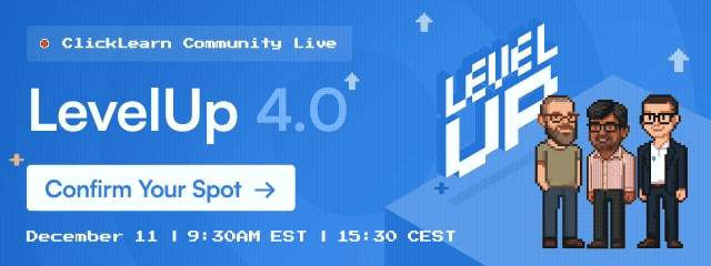 LevelUp your game with ClickLearn experts