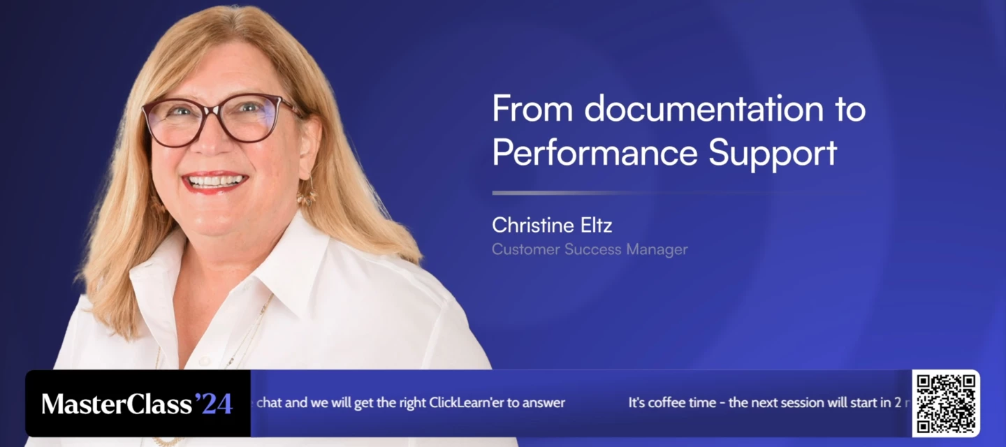 From documentation to Performance Support | Clicklearn Community
