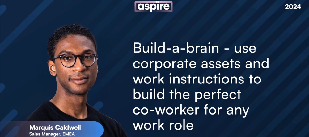 Build-a-brain - use corporate assets and work instructions to build the ...
