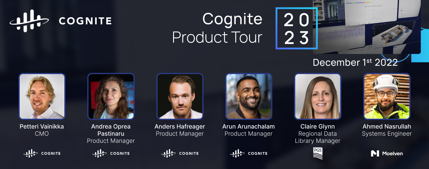 Coming soon - The Cognite Live Product Tour 2023!