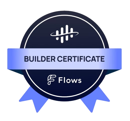 Cognite Flows Builder Certification Badge
