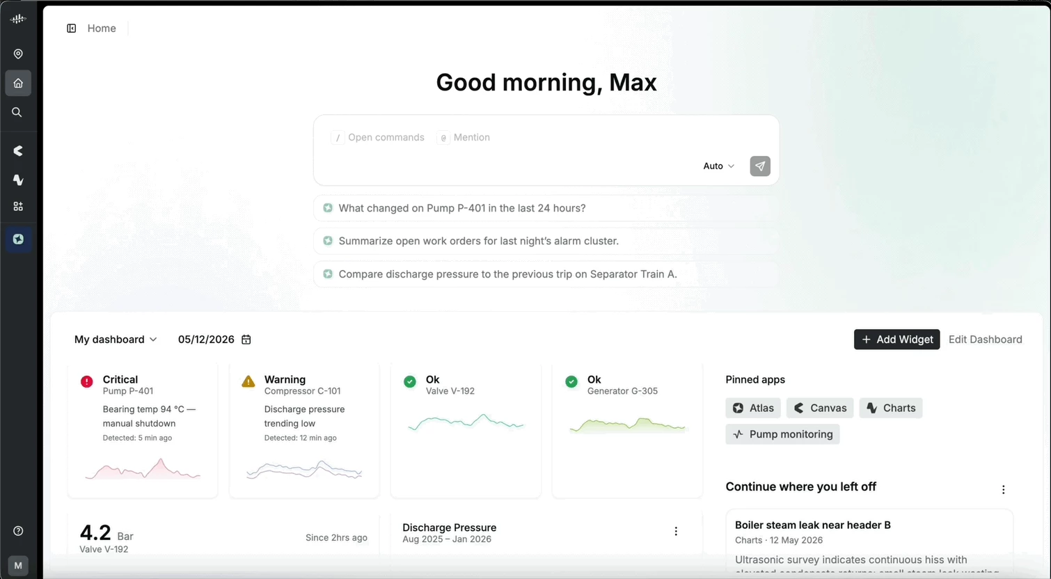 Adaptive Experiences — AI-powered personalized home dashboard