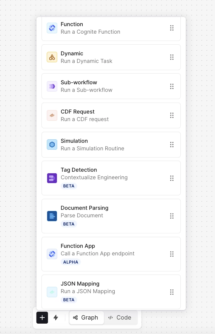 Data Workflows — Function Apps as native task type in UI