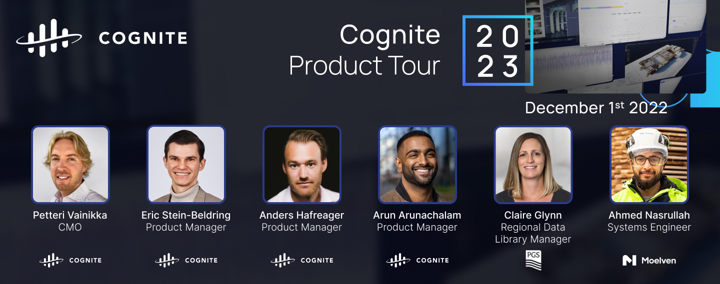 Learn more about The Cognite Live Product Tour 2023