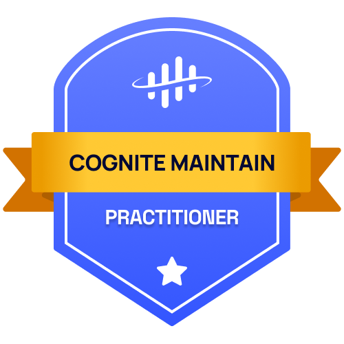 Cognite Maintain Practitioner