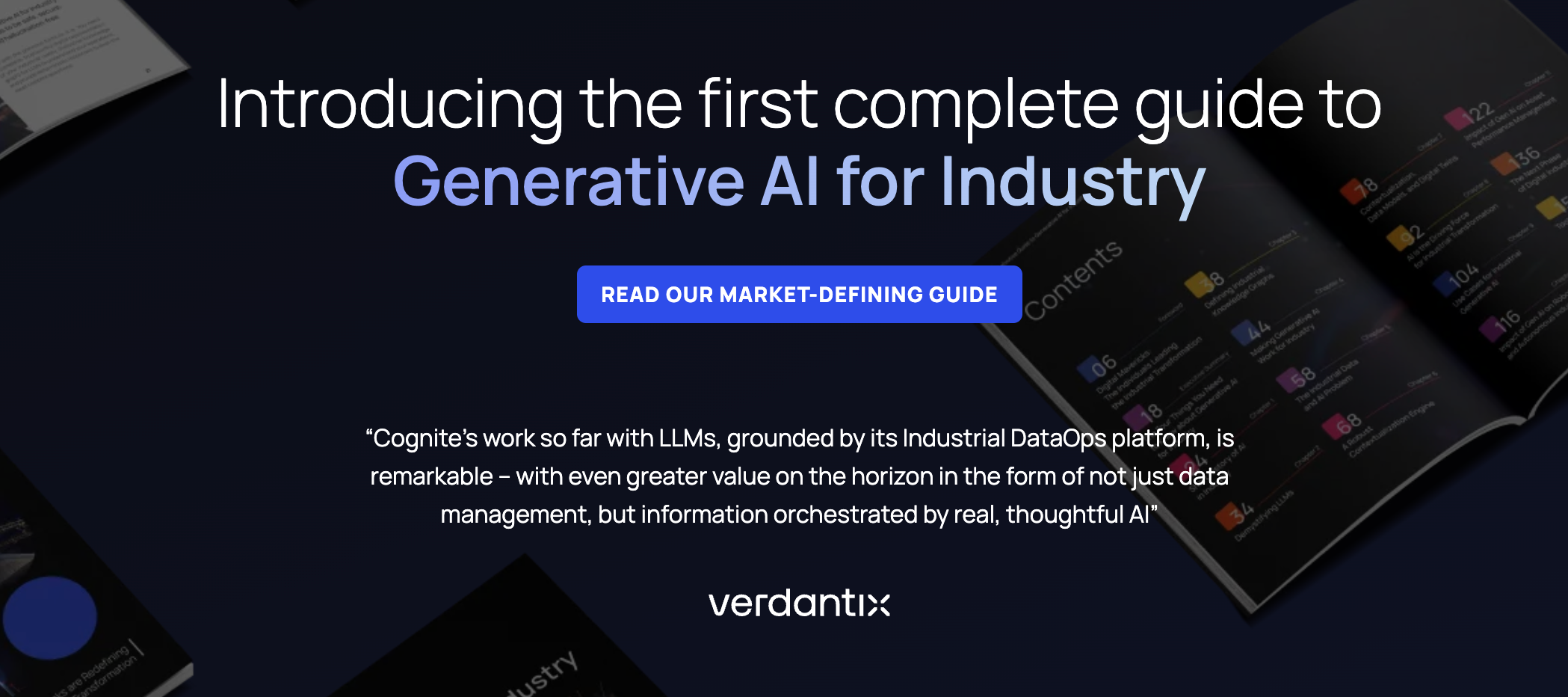 Unlock the Power of Generative AI for Industry: Get Your Complimentary Guide Now!