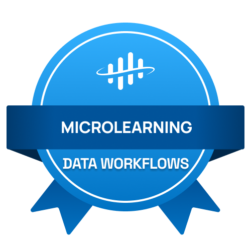 Data Workflows Badge