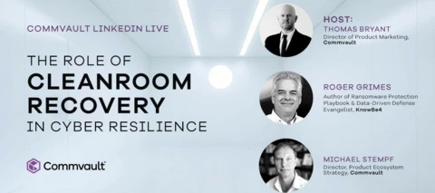 Commvault LinkedIn Live replay- Protection, Recovery & Cyber Resilience
