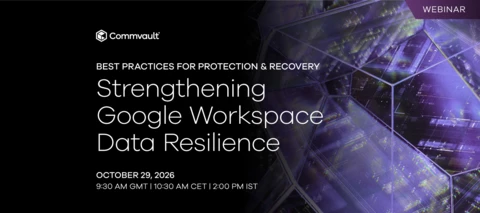 Commvault webinar Google Workspace Data Resilience