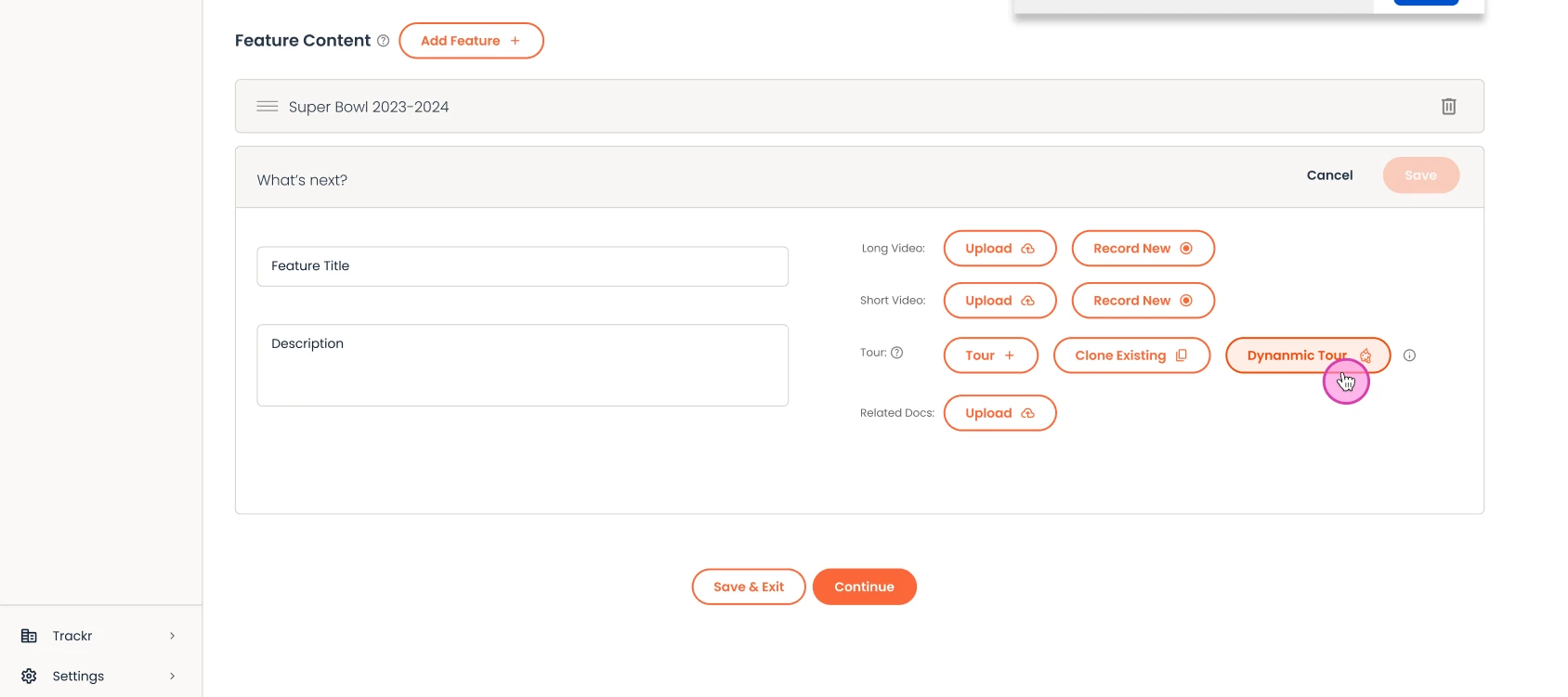 How to Add a Dynamic Tour to a Consensus Demo