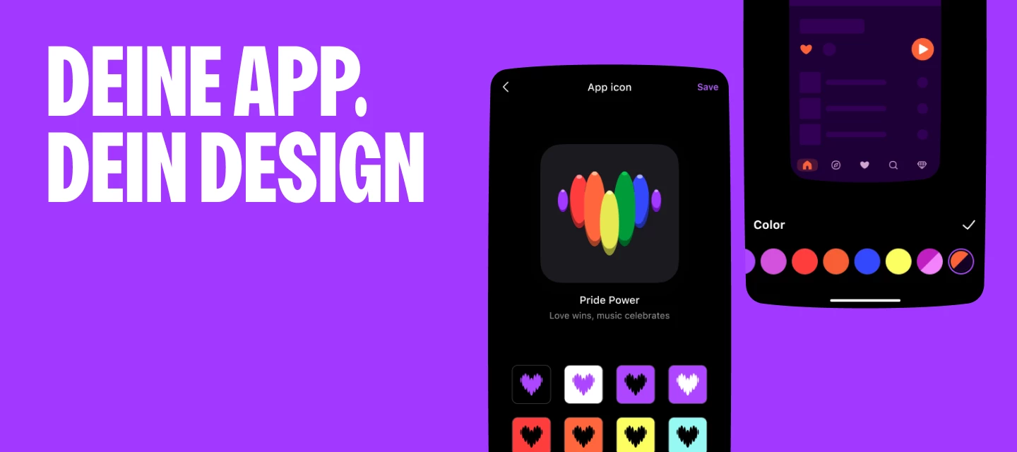 Deine App, Dein Design: Neue Farben, Icons & Sticker!  🎨