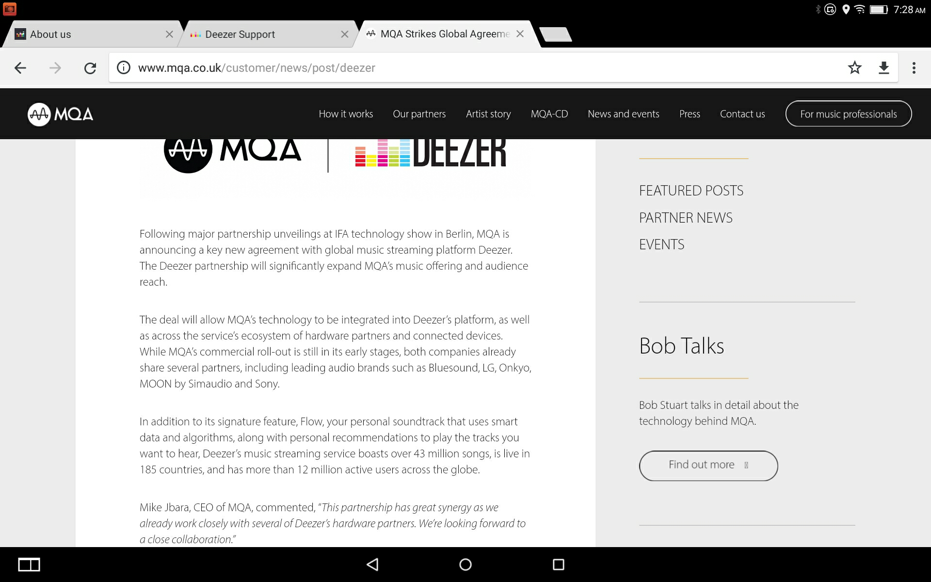 When will MQA be implemented at Deezer HiFi? - Deezer Community, bringing music lovers together