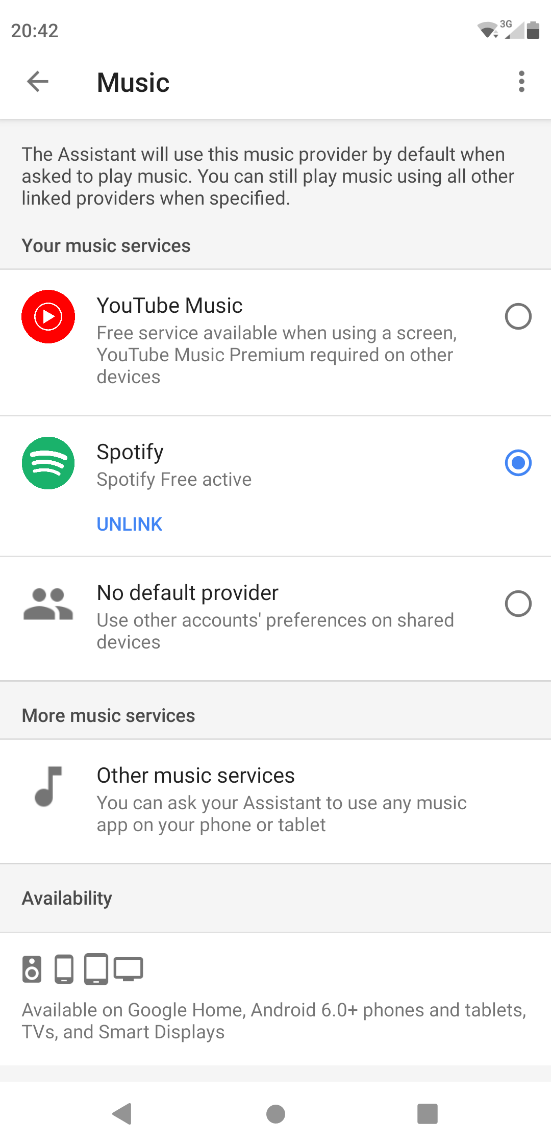 google music free google home