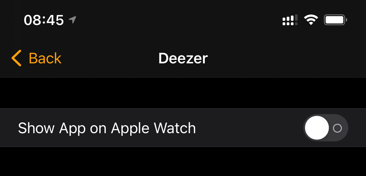 Tip: Reconnect Apple Watch app to the iPhone | Deezer Community