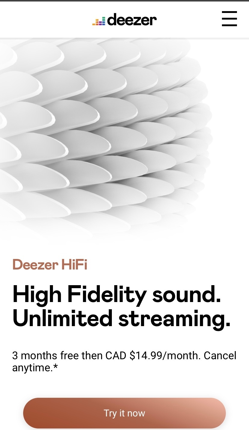 Deezer 3 Months Hifi