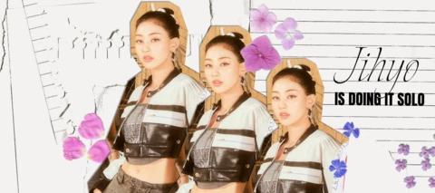 Jihyo from TWICE flies solo 🌸