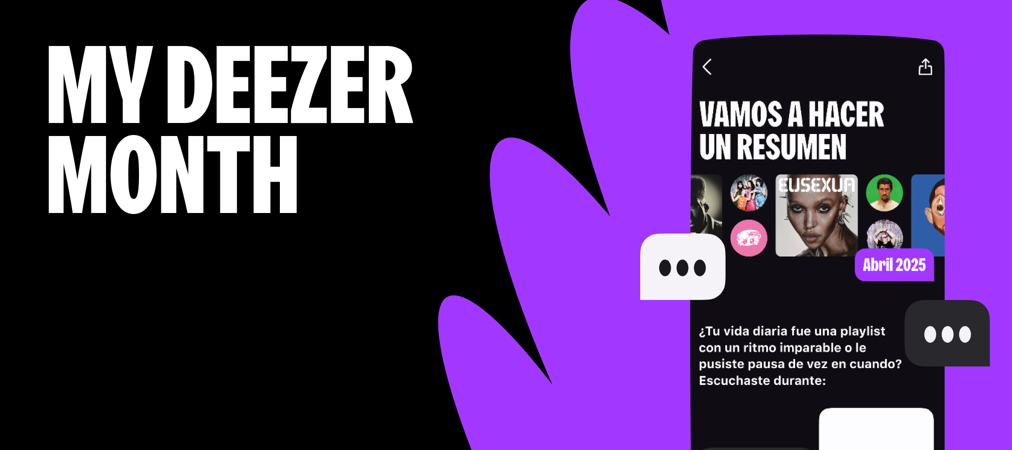 💜 My Deezer Month ¡Aparece ahora en la app! 🙌 📲